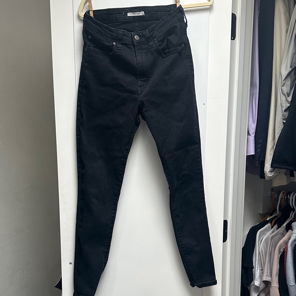 Levi's 721 Black Denim Jeans